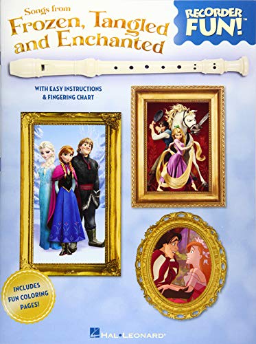 Recorder Fun! Songs From Frozen Tangled And Enchanted: Recorder Fun! - 9 Popular Disney Songs