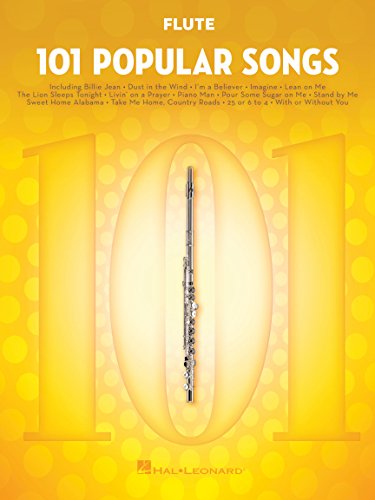 101 Popular Songs - Flute (Instrumental Folio): Noten, Sammelband für Flöte