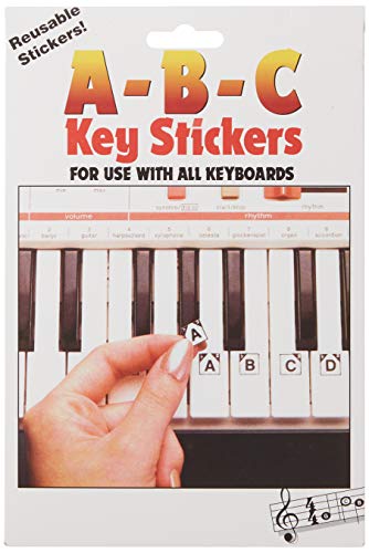 A-B-C Key Stickers: For Use With All Keyboards
