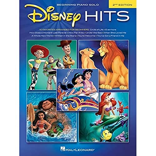 Beginning Piano Solo: Disney Hits 2nd Edition: Noten, Sammelband für Klavier