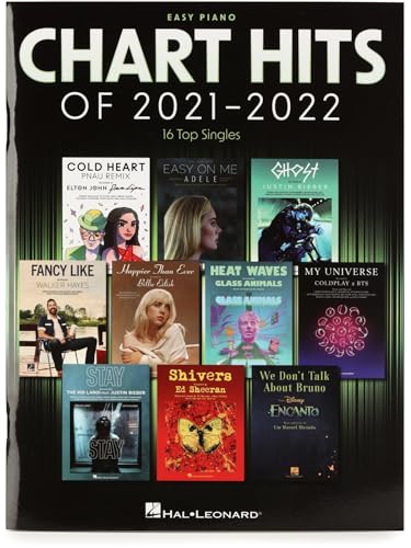 Chart Hits of 2021-2022: Easy Piano (Easy Piano Songbook)