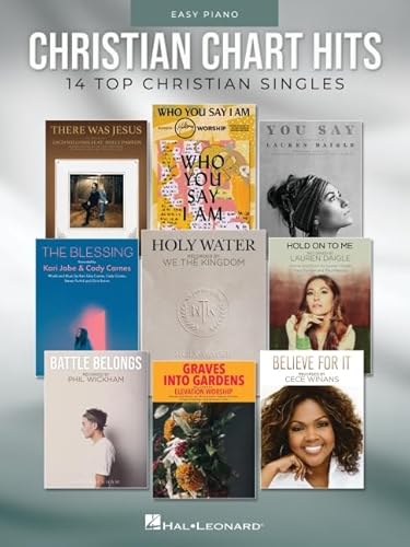 Christian Chart Hits Easy Piano: 14 Top Christian Singles Christian Chart Hits Easy Piano: 14 Top Christian Singles