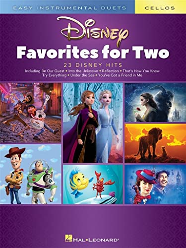 Disney Favorites for Two Cello: Easy Instrumental Duets - Cello