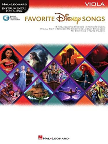 Favorite Disney Songs Viola: Instrumental Play-along for Viola, Includes Downloadable Audio (Hal Leonard Instrumental Play-along)