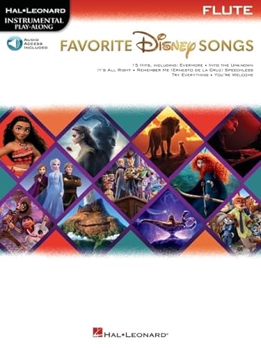 Favorite Disney Songs: Flute: Includes Downloadable Audio (Hal Leonard Instrumental Play-along)