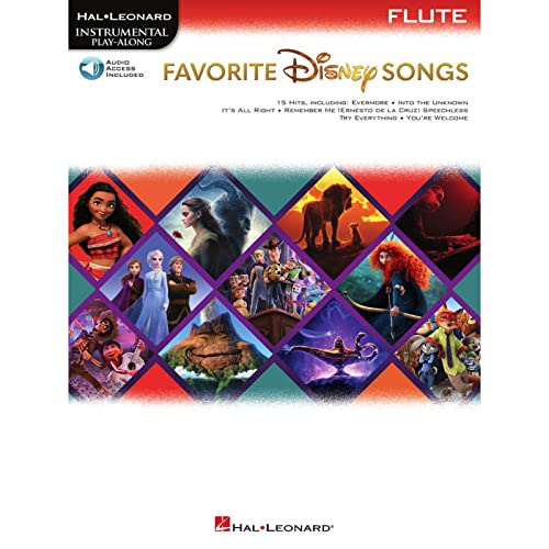 Favorite Disney Songs: Flute: Includes Downloadable Audio (Hal Leonard Instrumental Play-along)