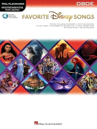 Favorite Disney Songs: Instrumental Play-along for Oboe, Includes Downloadable Audio