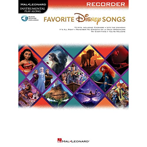 Favorite Disney Songs: Instrumental Play-along for Recorder, Includes Downloadable Audio Favorite Disney Songs: Instrumental Play-along for Recorder, Includes Downloadable Audio