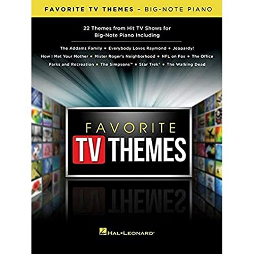 Favorite TV Themes: Big Note Piano