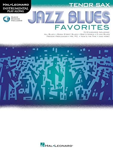Instrumental Play-Along Jazz Blues Favorites -Tenor Saxophone Book & Audio Online-: Noten, E-Bundle, Download (Audio) (Hal Leonard Instrumental Play-along) von Hal Leonard