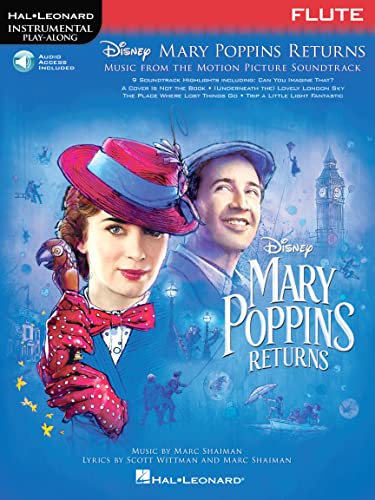 Mary Poppins Returns for Flute: Instrumental Play-Along Series (Hal Leonard Instrumental Play-along)