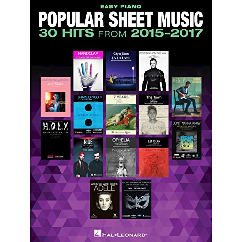 Popular Sheet Music 30 Hits From 2015-2017 -For Easy Piano- (Book) von HAL LEONARD