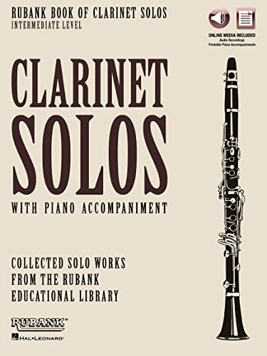 Rubank Book of Clarinet Solos: Intermediate Level: Book with Online Audio (Stream or Download)