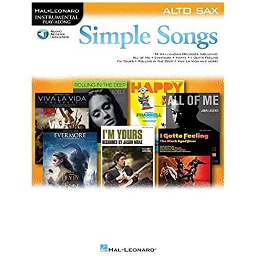 Simple Songs: Alto Saxophone (Hal Leonard Instrumental Play-Along): With Downloadable Audio