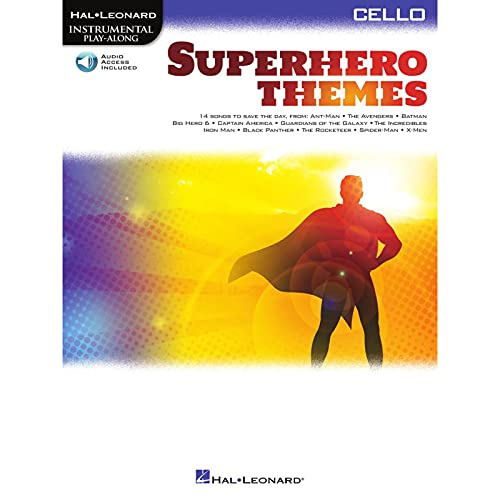 Superhero Themes for Cello: Instrumental Play-Along: Includes Downloadable Audio