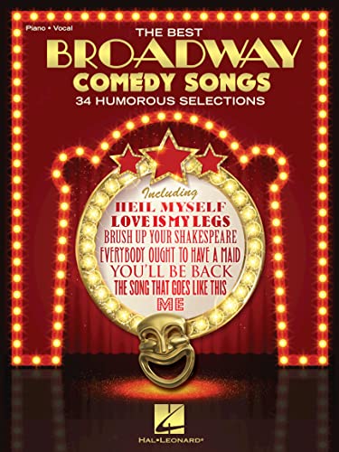 The Best Broadway Comedy Songs -Piano & Vocal- (Book): Songbook für Gesang (Pianovocalguitar a): Piano, Vocal and Guitar