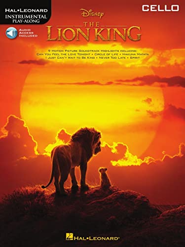 The Lion King for Cello: Instrumental Play-along; Includes Downloadable Audio