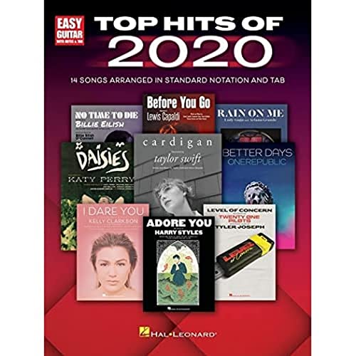 Top Hits of 2020 for Easy Guitar