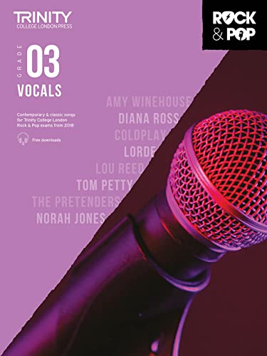 Trinity College London Rock & Pop 2018 Vocals Grade 3 CD Only (Trinity Rock & Pop)