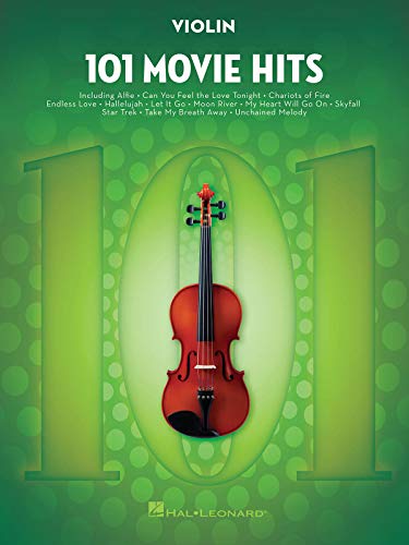 101 Movie Hits -For Violin-: Noten, Sammelband für Violine von HAL LEONARD