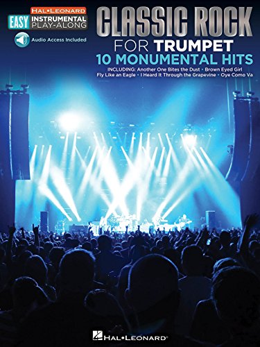 Easy Instrumental Play-Along: Classic Rock For Trumpet (Hal Leonard Easy Instrumental Play-Along): Trumpet Easy Instrumental Play-Along Book with Online Audio Tracks