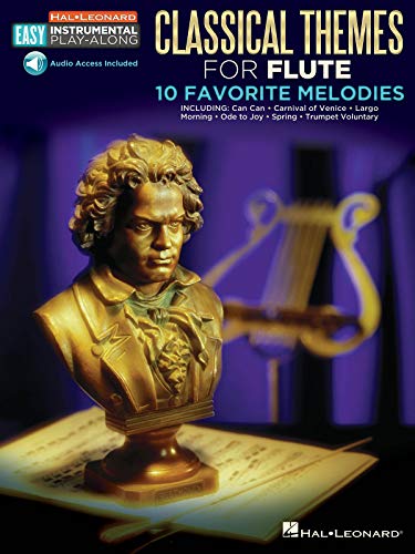 Easy Instrumental Play-Along: Classical Themes For Flute (Hal Leonard Easy Instrumental Play-along): 10 Favorite Melodies