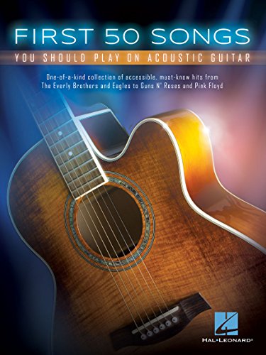 First 50 Songs You Should Play On Acoustic Guitar (Guitar Book): Noten, Sammelband für Gitarre