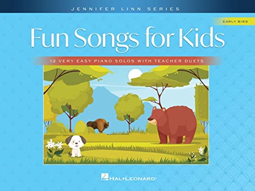 Fun Songs for Kids - 12 Very Easy Piano Solos with Teacher Duets (Jennifer Linn: Early Bird) von Hal Leonard