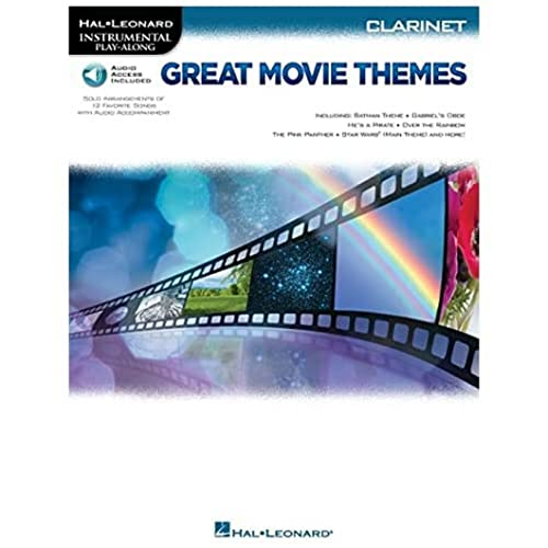 Great Movie Themes -For Clarinet- (Book & Online Audio): Play-Along, Sammelband, Download (Audio) für Klarinette (Hal Leonard Instrumental Play Along) von Music Sales