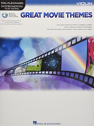 Great Movie Themes - -For Violin- (Book & Online Audio): Play-Along, Sammelband, Download (Audio) für Violine (Hal Leonard Instrumental Play-along): For Violin Instrumental Play-Along von HAL LEONARD