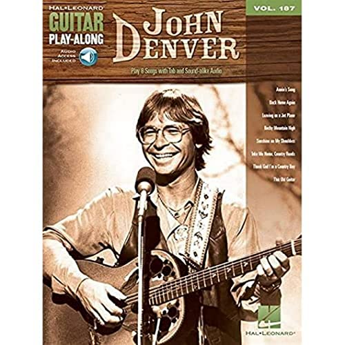 Guitar Play-Along Volume 187:John Denver (Book/Online Audio) (Hal Leonard Guitar Play-Along, Band 187) (Hal Leonard Guitar Play-Along, 187, Band 187)