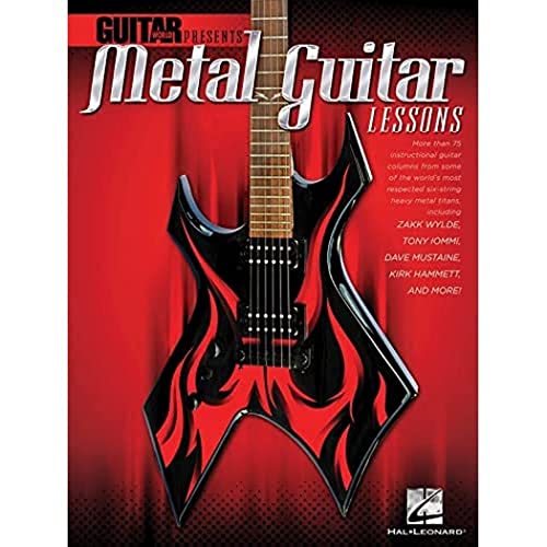Metal Guitar Lessons: Noten, Lehrmaterial, Technik für Gitarre (Guitar World) von HAL LEONARD