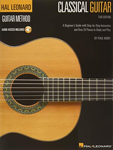 Hal Leonard Classical Guitar Method (TAB Edition - Book & Online Audio): Noten, Lehrmaterial, Tabulatur, Download (Audio), E-Bundle für Gitarre (Hal Leonard Guitar Method) von Hal Leonard