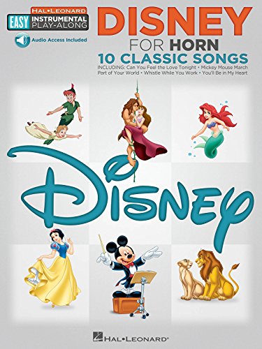 Horn Easy Instrumental Play-Along: Disney: Songbook, E-Bundle, Download (Audio) für Horn (Hal Leonard Easy Instrumental Play-Along): Horn Easy Instrumental Play-Along Book with Online Audio Tracks