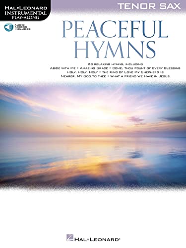 Peaceful Hymns for Tenor Sax - Instrumental Play-Along
