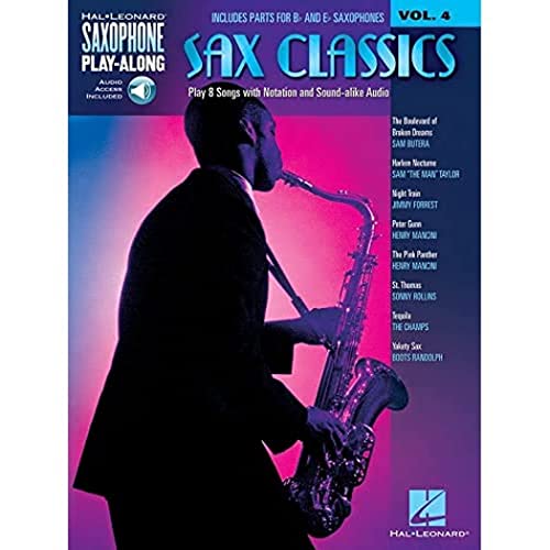 Saxophone Play Along Volume 4 Sax Classics - Sax Bk/Cd: Noten, CD, Sammelband für Saxophon (Saxophone Play-Along, 4, Band 4) von Hal Leonard Europe
