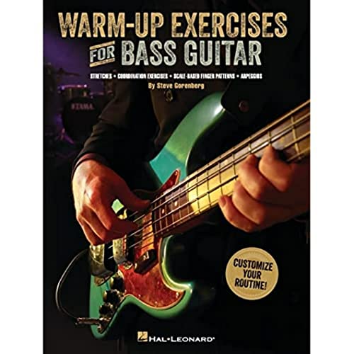 Warm-Up Exercises For Bass Guitar: Noten, Lehrmaterial für Bass-Gitarre: Stretches, Coordination Exercises, Scale-based Finger Patterns, Arpeggios von HAL LEONARD