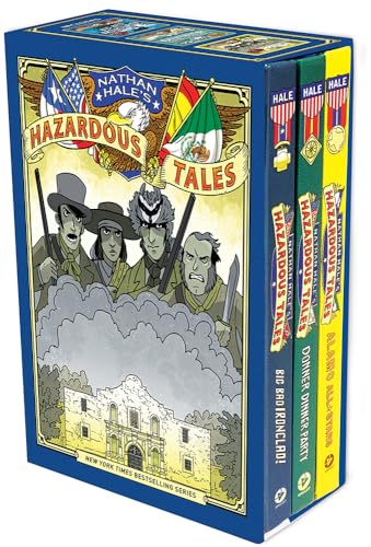 Nathan Hale's Hazardous Tales' Second 3-Book Box Set: A Graphic Novel Collection (Nathan Hale's Hazardous Tales, 4-6)