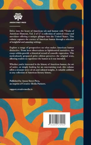 Traits of American Humour von Anson Street Press
