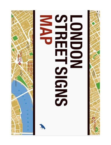 London Street Signs Map (Blue Crow Media Architecture Maps) von Blue Crow Media