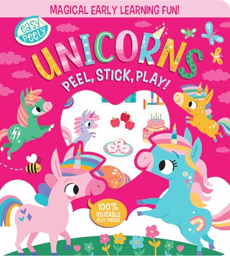 Easy Peely Unicorns - Peel, Stick, Play! (Easy Peely - Peel, Stick, Play!) von Imagine That Publishing Ltd