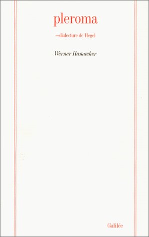 Pleroma: dialecture de Hegel (0000) von GALILEE