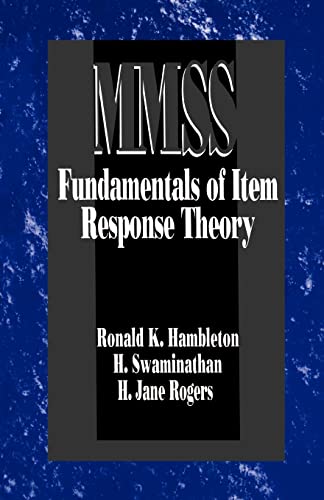 Fundamentals of Item Response Theory (Measurement Methods for the Social Sciences, Vol 2) von Sage Publications