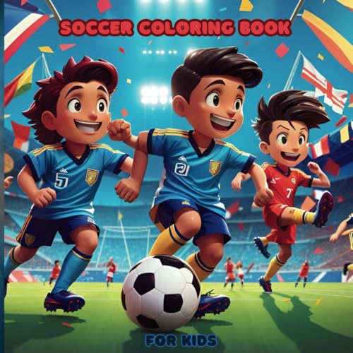 Soccer Coloring Book for Kids: Fun and Creative Play for Young Football Enthusiasts: Kick & Color Your Way to Fun! von Independently published