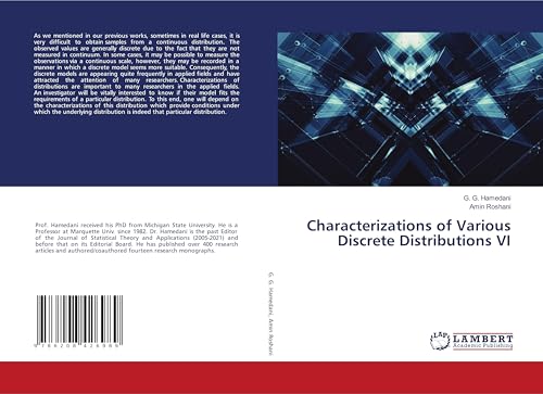 Characterizations of Various Discrete Distributions VI: DE von LAP LAMBERT Academic Publishing