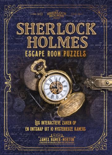 Sherlock Holmes escape room puzzelboek: los interactieve zaken op en ontsnap uit 10 mysterieuze kamers von BBNC cadeau