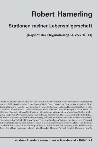 Stationen meiner Lebenspilgerschaft: [Reprint der Originalausgabe von 1889]