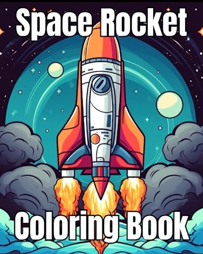 Space Rocket Coloring Book