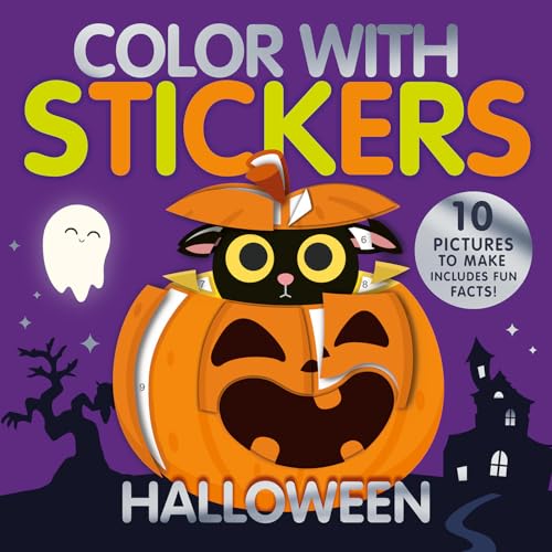 Color with Stickers: Halloween: Create 10 Pictures with Stickers! von Tiger Tales