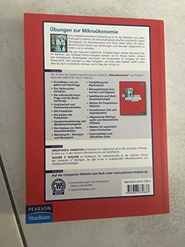 Übungen zur Mikroökonomie: Die aufgabenorientierte Prüfungsvorbereitung (Pearson Studium - Economic VWL)